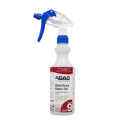 Agar Printed Stainless Steel Oil Bottle 500ml (Nozzle Included)