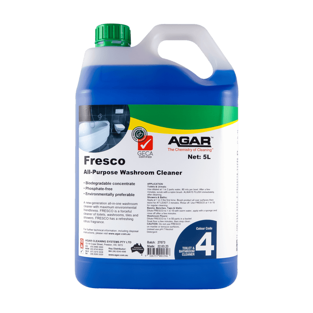 Agar Fresco Bathroom Cleaner 5L