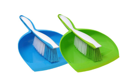 Premium Dust Pan Set-Blue