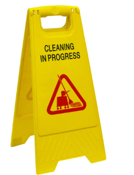 Caution Sign - Cleaning In Progress