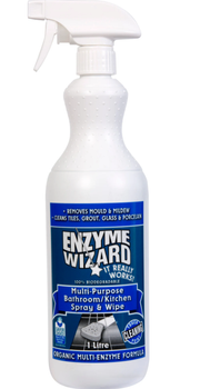 Enzyme Wizard Multi-Purpose Bathroom / Kitchen Spray and Wipe 750ml
