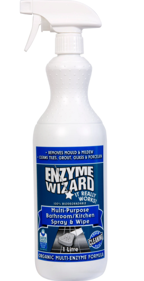 Enzyme Wizard Multi-Purpose Bathroom / Kitchen Spray and Wipe 750ml