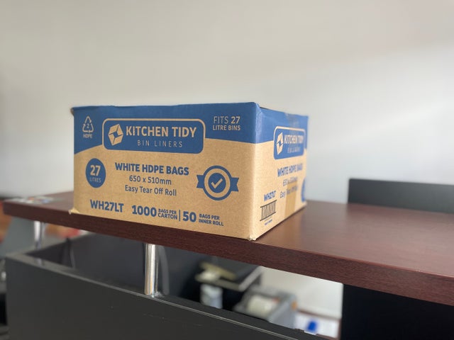 Kitchen Tidy Bin Liner 27 Litre White
