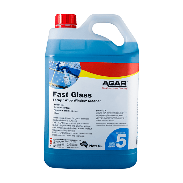 AGAR Fast Glass - Glass & Window Cleaner 5L