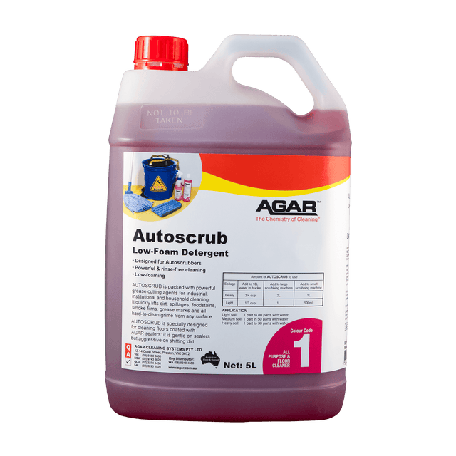 Agar Autoscrub Cleaning Solution for Auto-Scrubbers