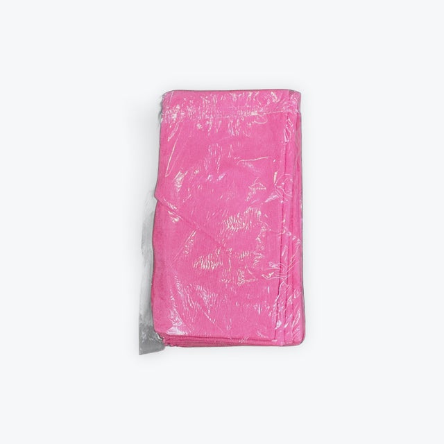 Bags of Microfibre Cleaning Cloth - 10PK Red