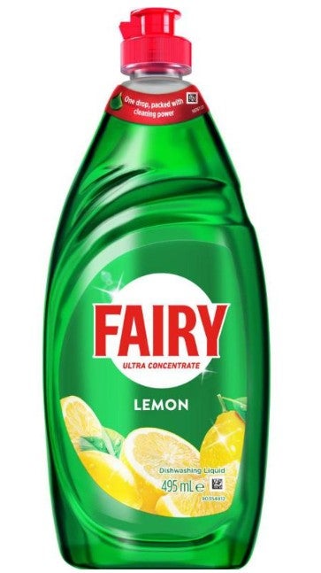 Fairy Ultra Dishwashing Concentrate Liquid Lemon | 495mL