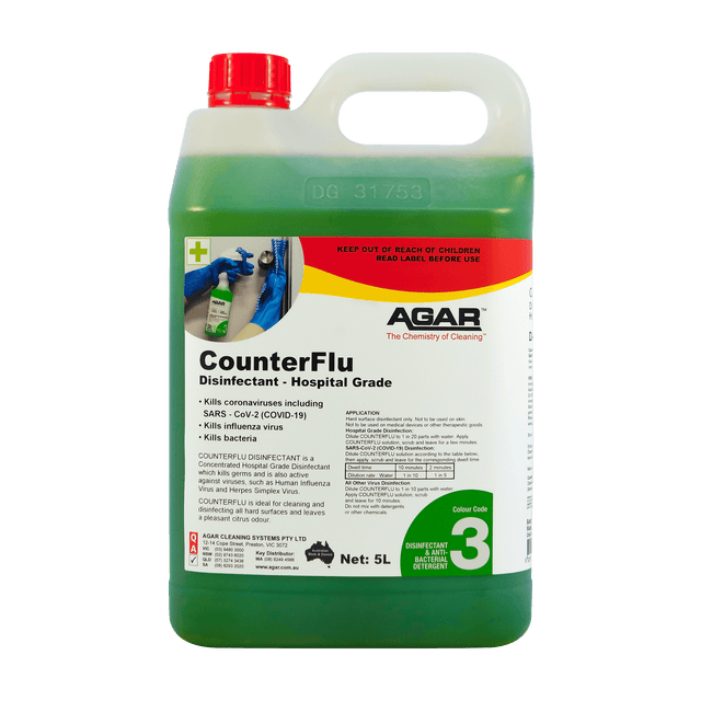 Agar Counter Flu Concentrated Hospital Grade Disinfectant