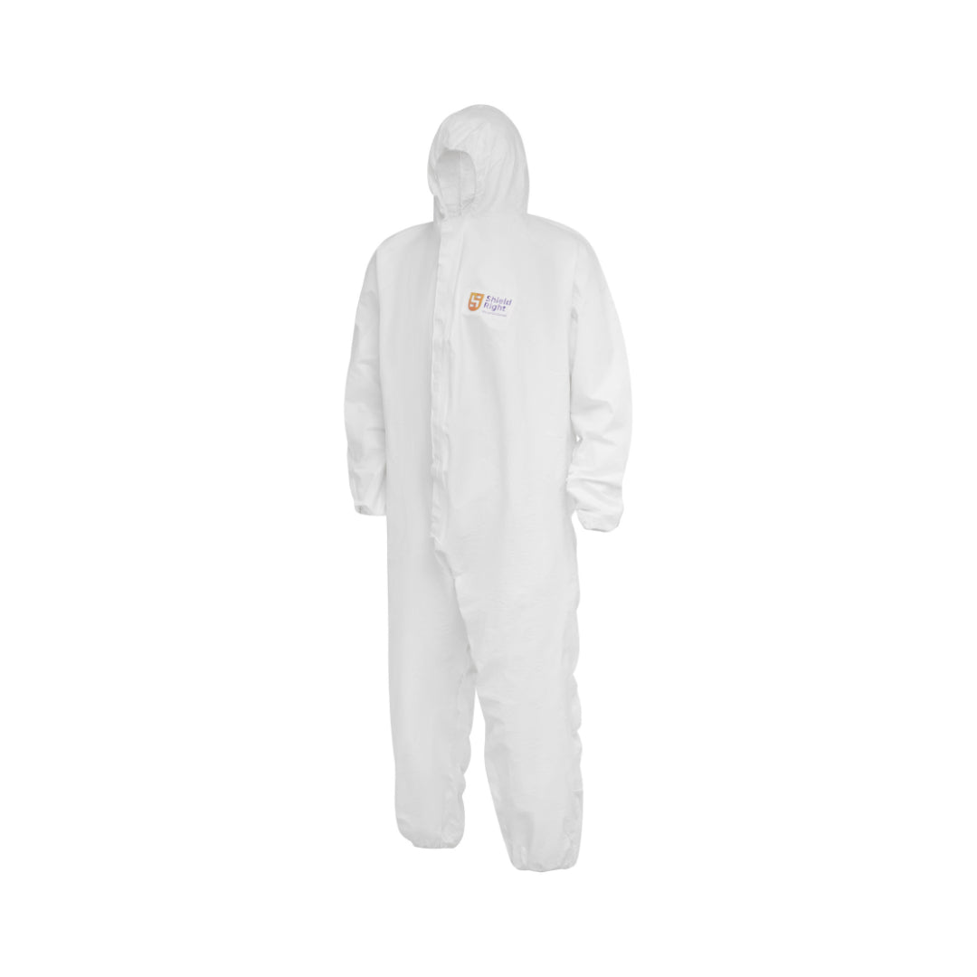 Shield Right Advanced Micro-Porous Disposable Coveralls Type 5-6