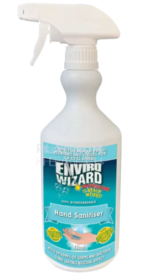 Enzyme Wizard Hand Sanitiser 750ml Spray Ready To Use