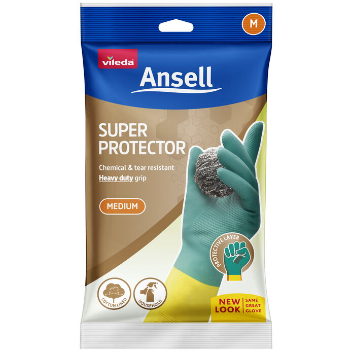 Vileda Ansell Large Super Rubber Gloves | 1 Pair