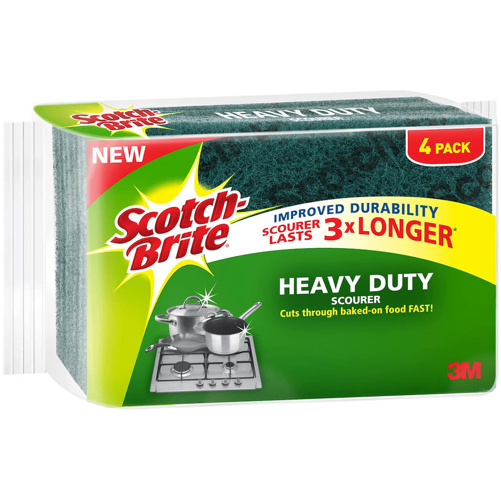 SCOTCH-BRITE SCOURER PADS 4 PACK