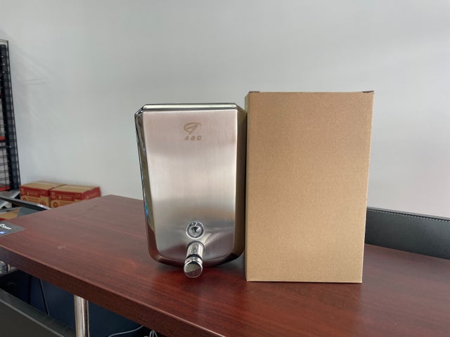 Gentility Stainless Steel Vertical Soap Dispenser 1000mL