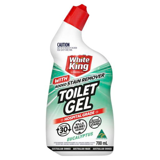 White King Powerclean Toilet Bleach Gel Eucalyptus | 700mL