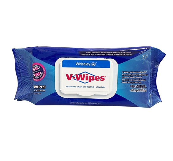 Whiteley V-Wipes, 80 Wipes Flatpack