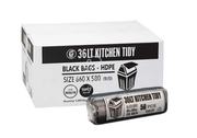 Kitchen Tidy Large 36LT Black - 1 Roll