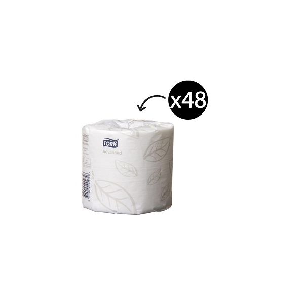 Tork® 234 Soft Toilet Roll Advanced 2Ply 400 Sheets 48 Rolls